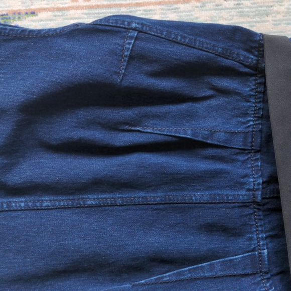 Lanvin/Acne Collab Denim Flare Dress Sz Fr 42 (XL) - Picture 5 of 12